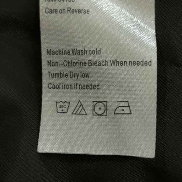 Calvin Klein Coat Womens M/L Green Collared Quilted Pockets Jacket READ - Picture 11 of 12